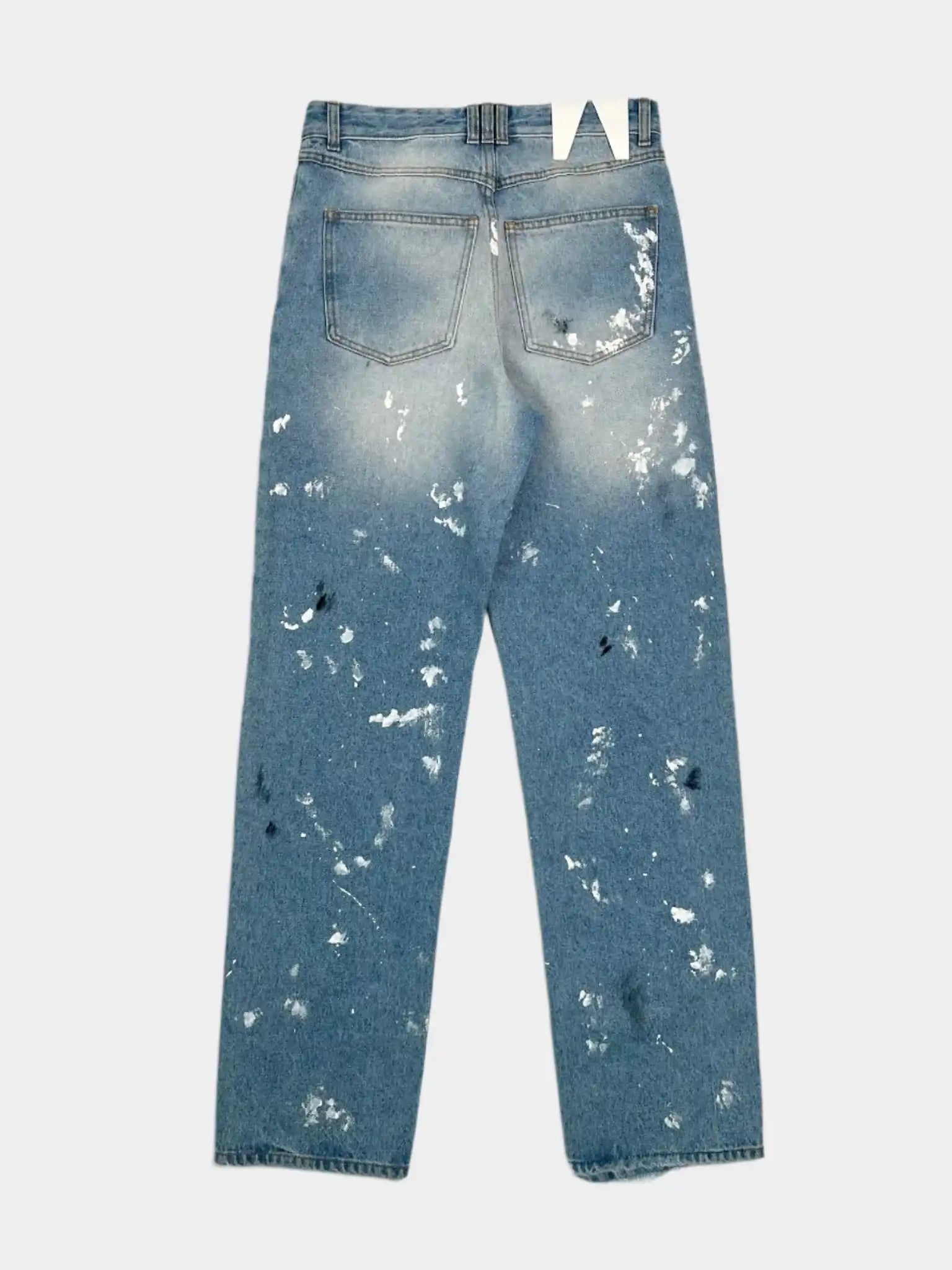 Blue Jeans with Painted Effect