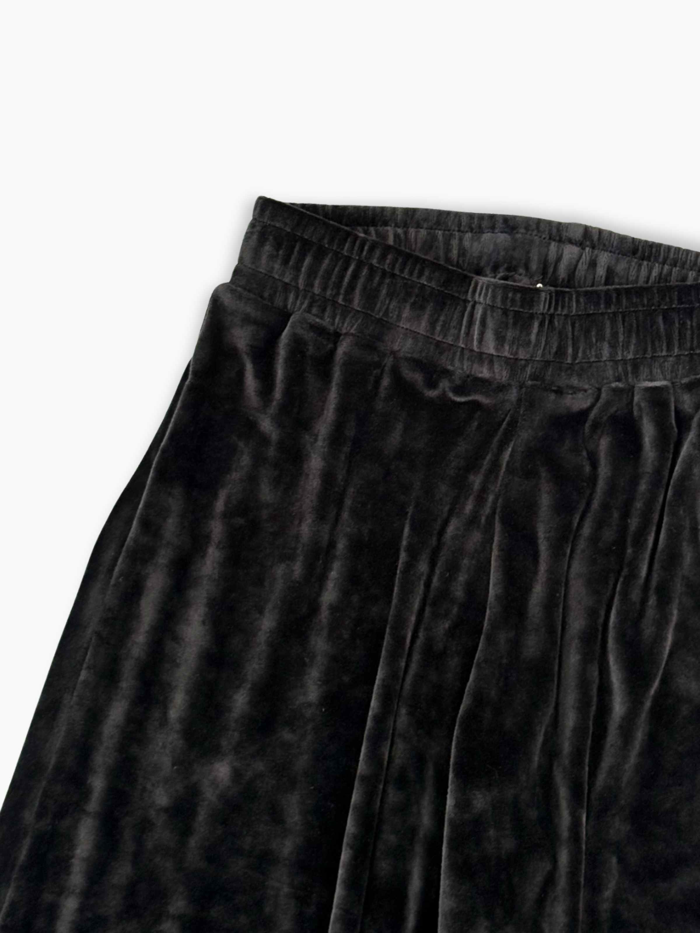 Pantalone Dritto In Ciniglia Nero