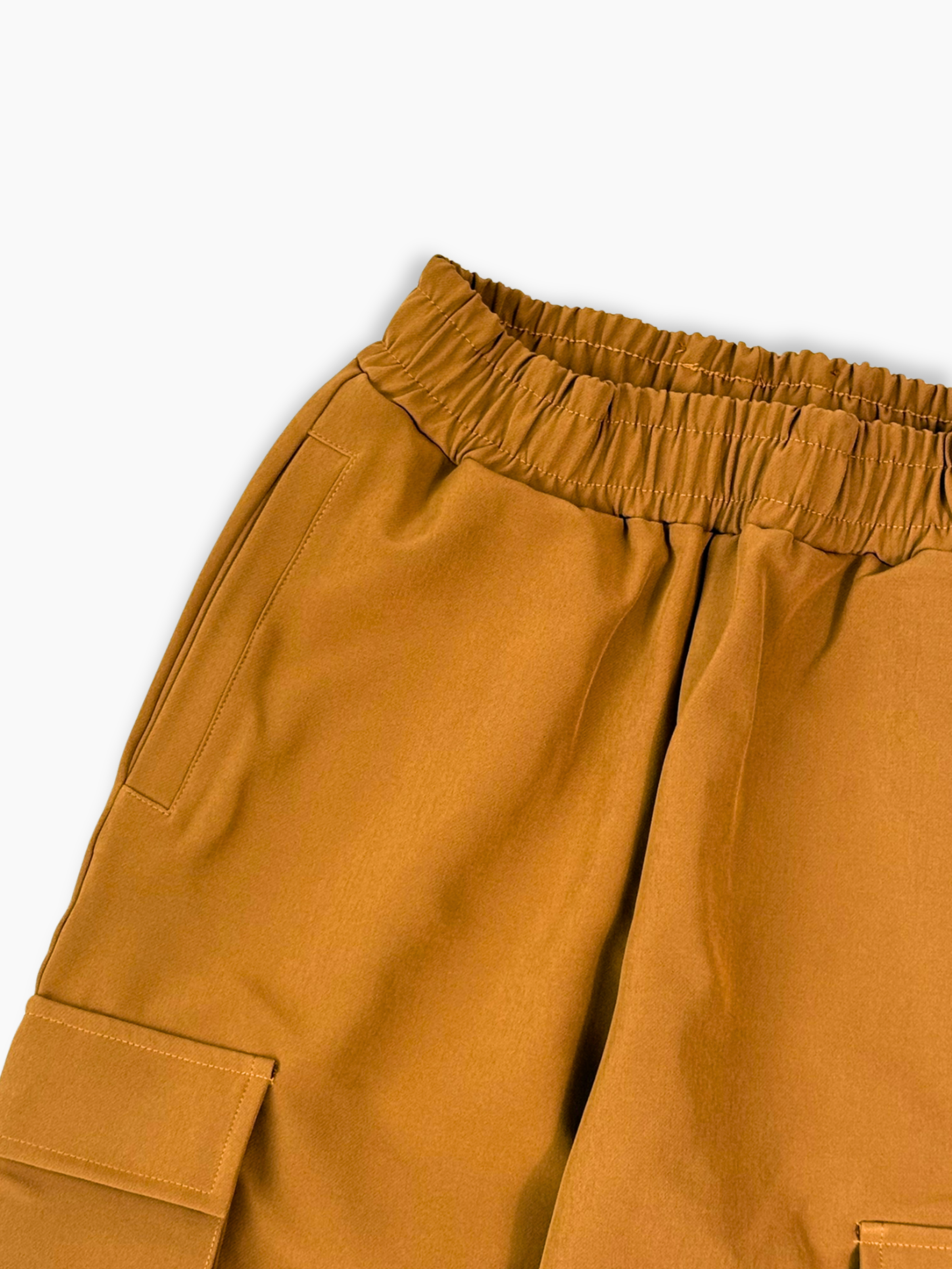 Pantalone Marrone In Tessuto Tecnico