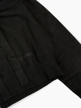 Black Short Sleeve T-Shirt With Hood And Embroidery -  | dBlank