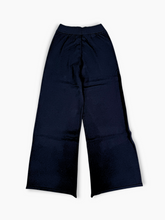 Pantaloni A Palazzo In Maglia Blu - Blu | dBlank