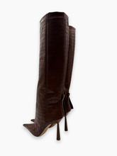 Stivale In Pelle Marrone Effetto Cocco -  | dBlank