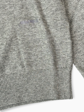 Turtleneck Sweater With Gray Embroidery -  | dBlank