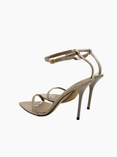 Sandra Beige Coconut Effect Sandals -  | dBlank