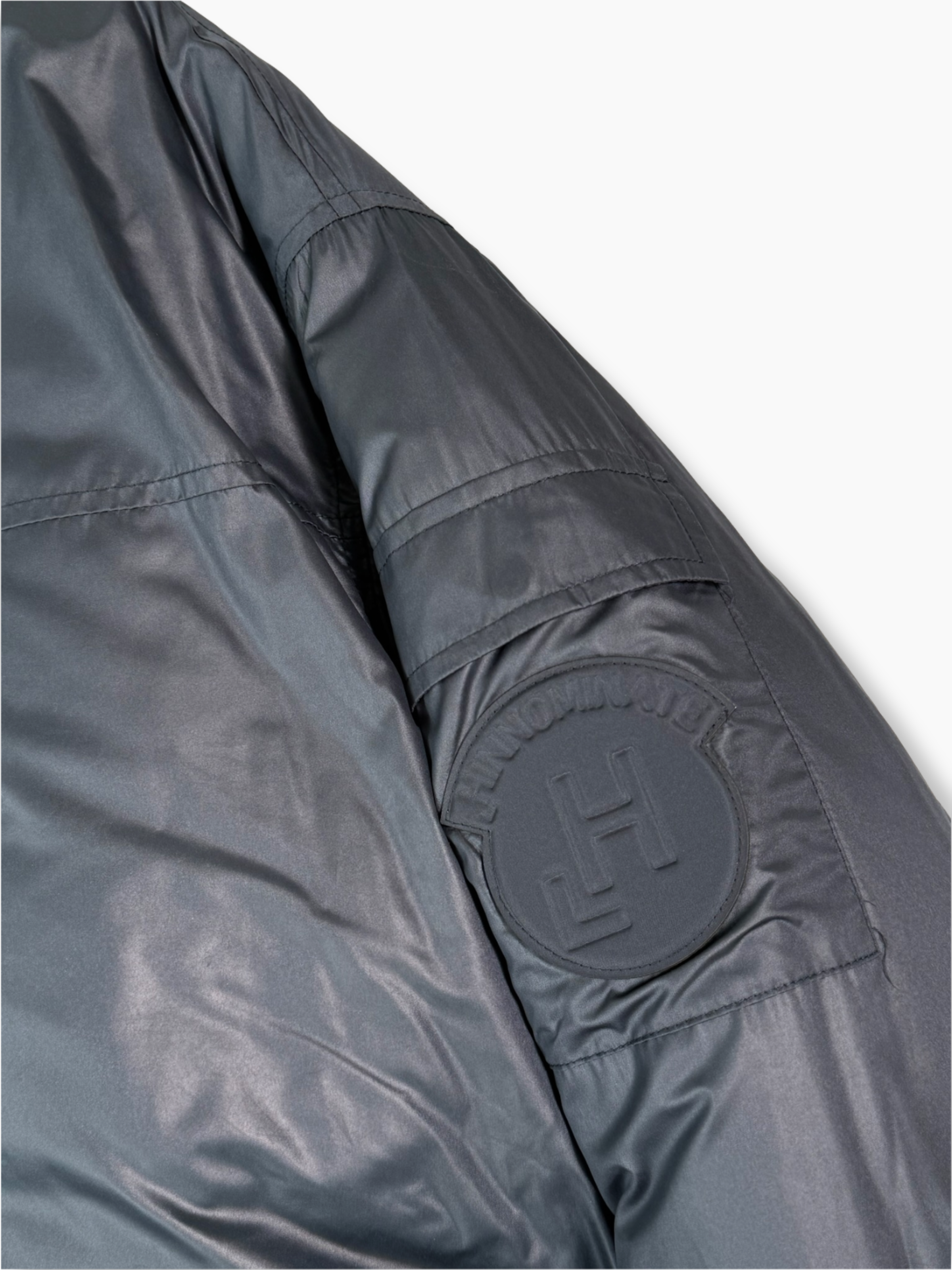 Black Nylon Down Jacket