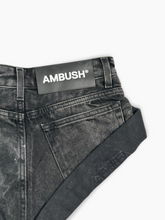 Black High-Waisted Denim Shorts -  | dBlank