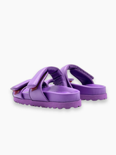 Sandali Viola In Pelle Con Doppio Strap -  | dBlank
