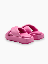 Pink Sandals With Crossed Straps -  | dBlank