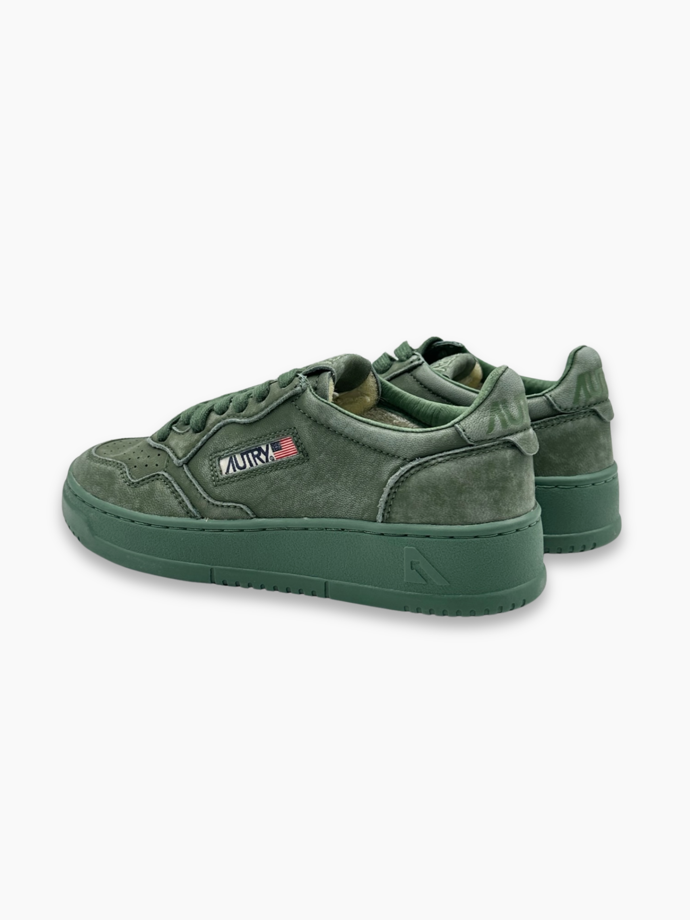 Sneakers Medalist Low Verdi Scamosciate
