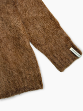 Mohair Teddy Crew Neck Sweater -  | dBlank