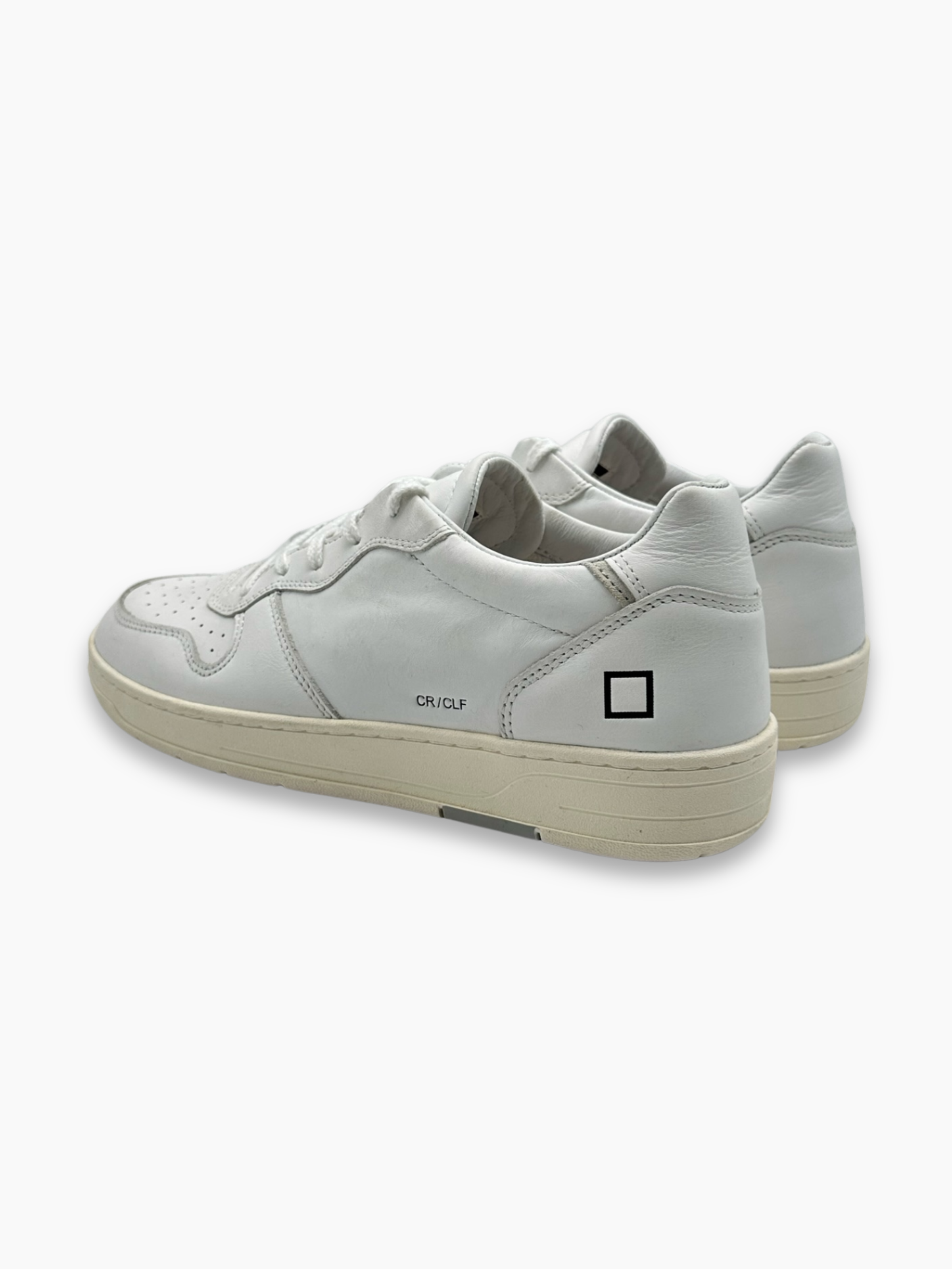 Sneakers Court in Pelle Bianche