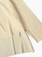 White Sweater With Raw Cut Hood -  | dBlank