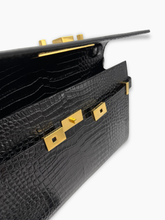 Borsa Manhattan In Pelle Nera Cocco - Nero | Qlhype