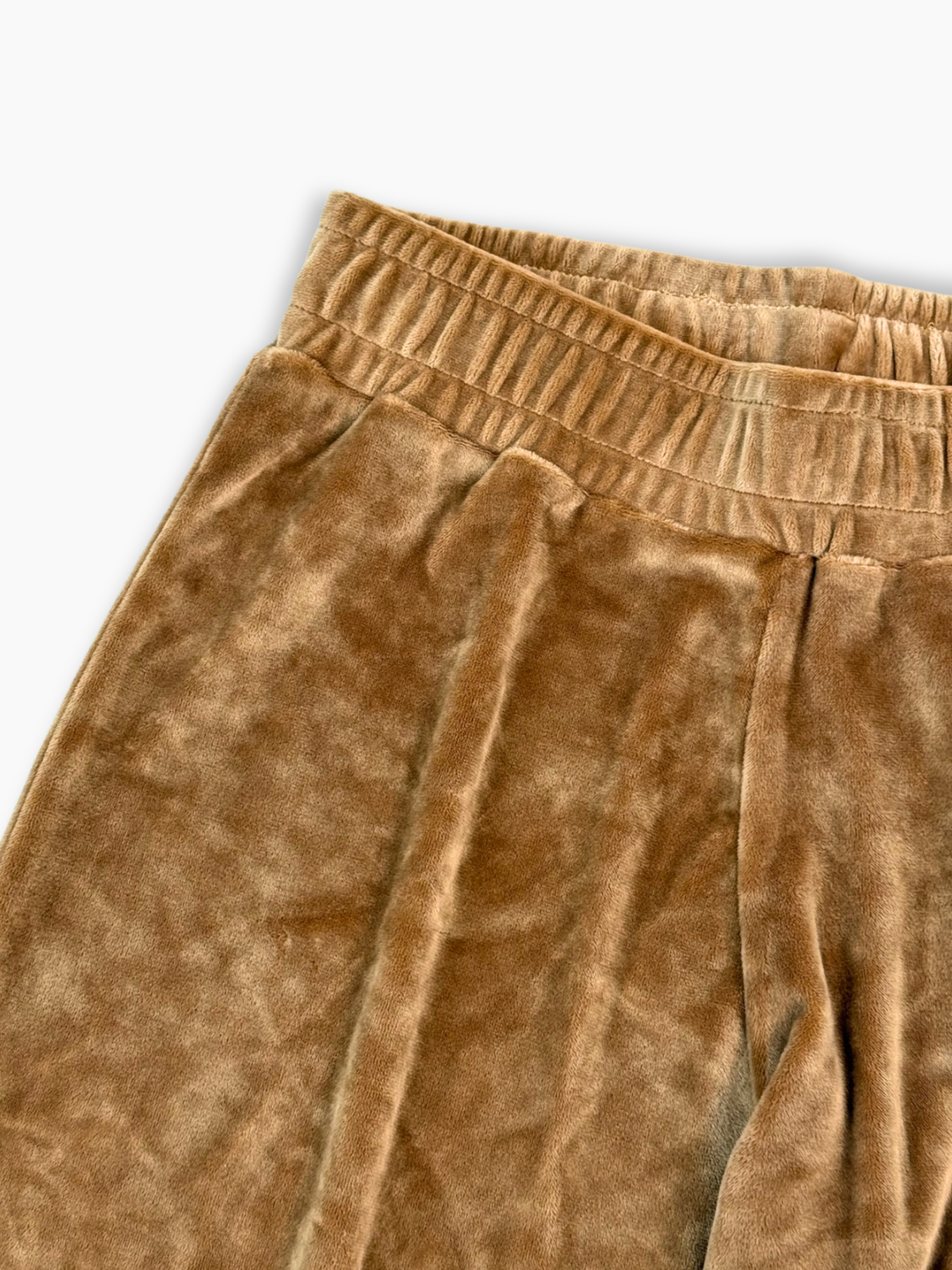 Pantalone Tortora Dritti In Ciniglia