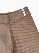 Dove Grey Ribbed Palazzo Trousers -  | dBlank