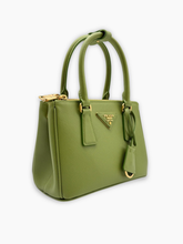 Borsa Mini Sac Galleria In Pelle Saffiano Verde - Verde | dBlank