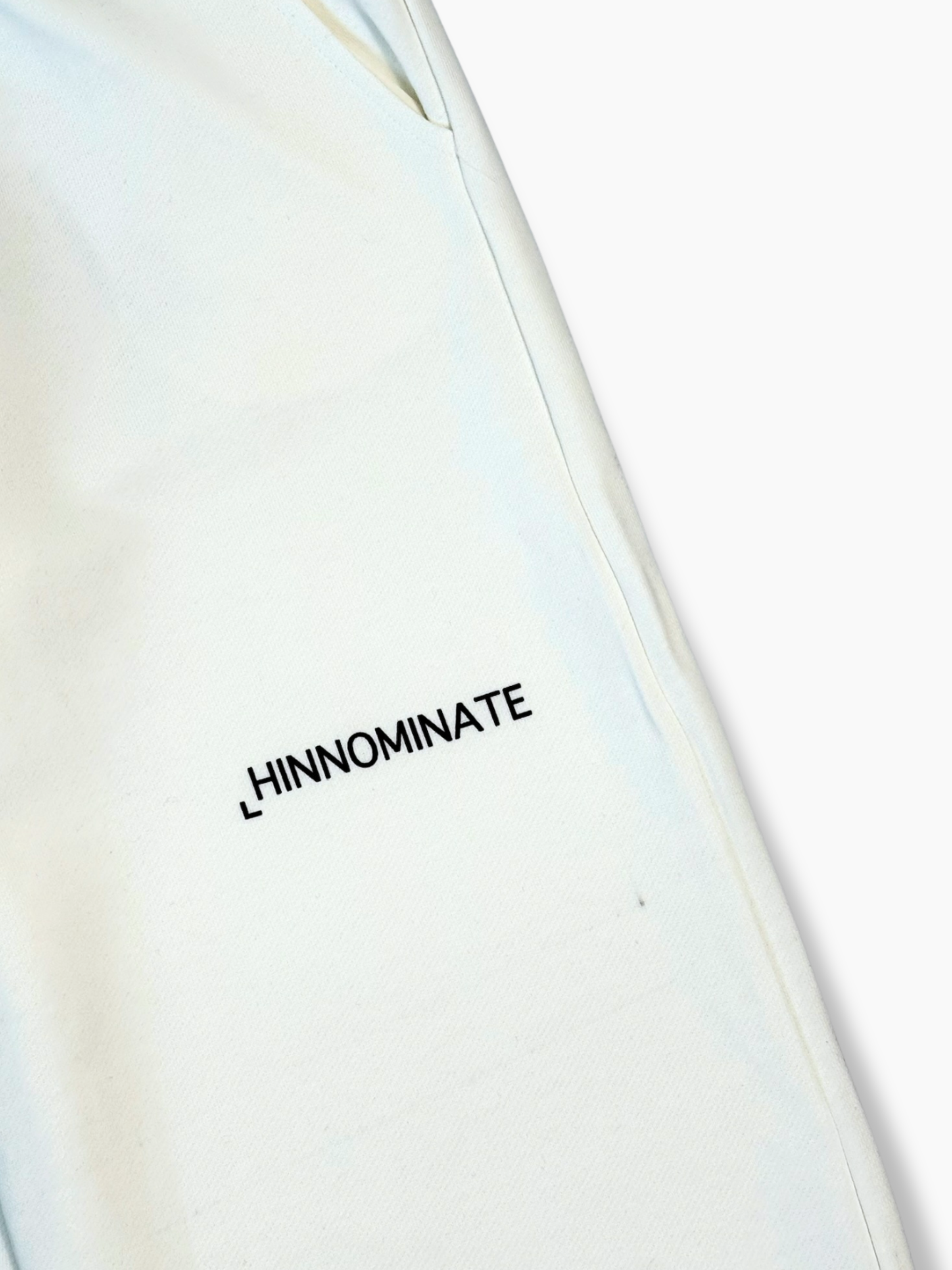 Pantalone Dritto Bianco In Cotone