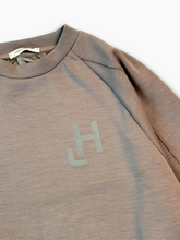 Felpa Paricollo Fango Con Stampa - Marrone | dBlank