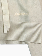 Hazelnut Short Sweater With Hood -  | dBlank