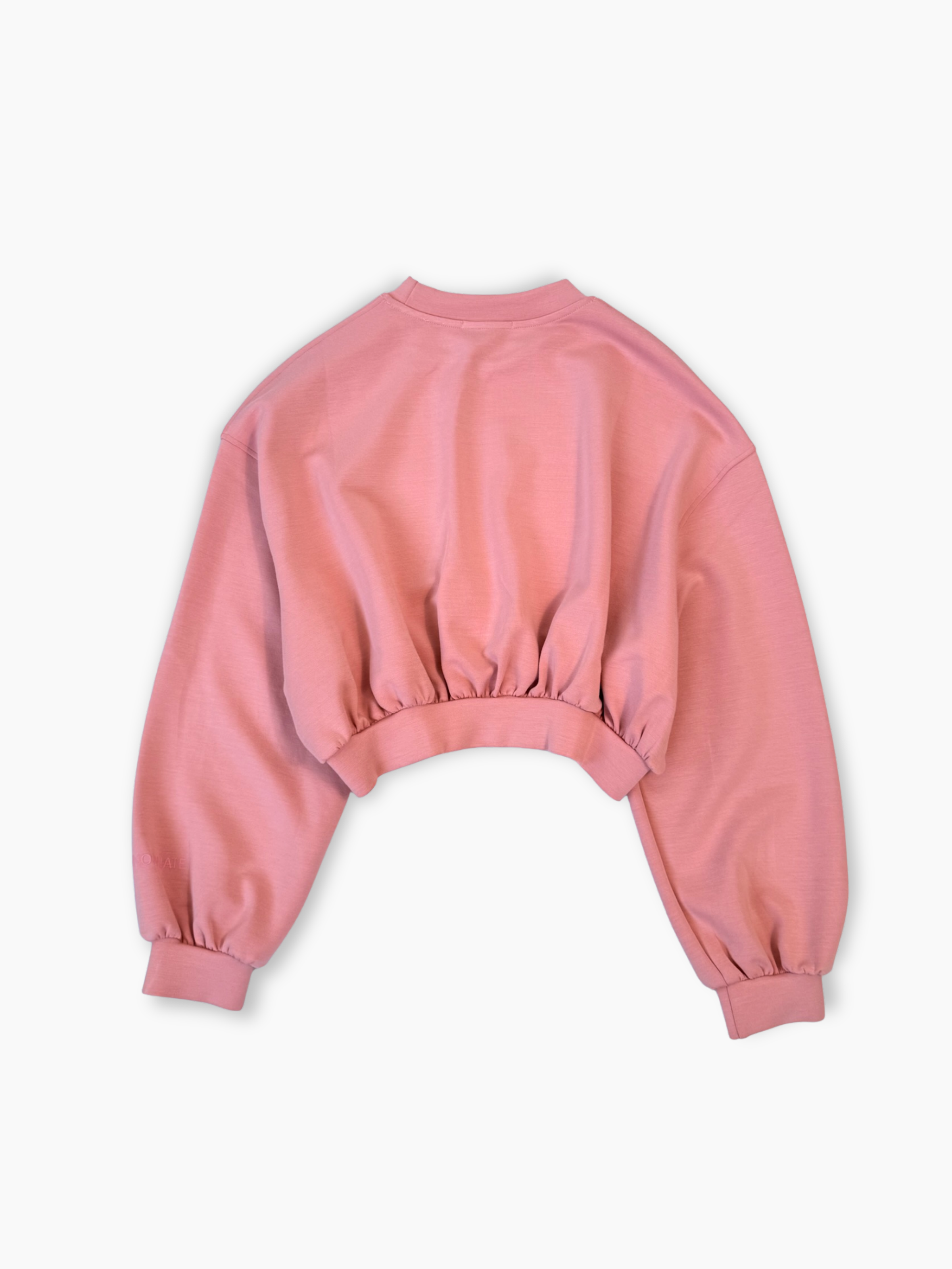 Felpa Rosa Con Elastico In Vita