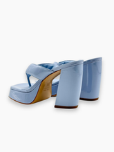 Sandali A Platform Azzurri In Vernice -  | dBlank