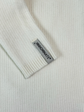 Abito Bianco In Maglia A Costine Con Spacco -  | dBlank