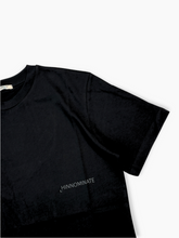 Black T-shirt with front and back print -  | dBlank
