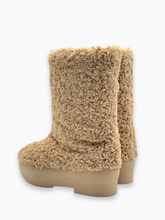 Stivali Beige In Shearling Con Platform -  | dBlank