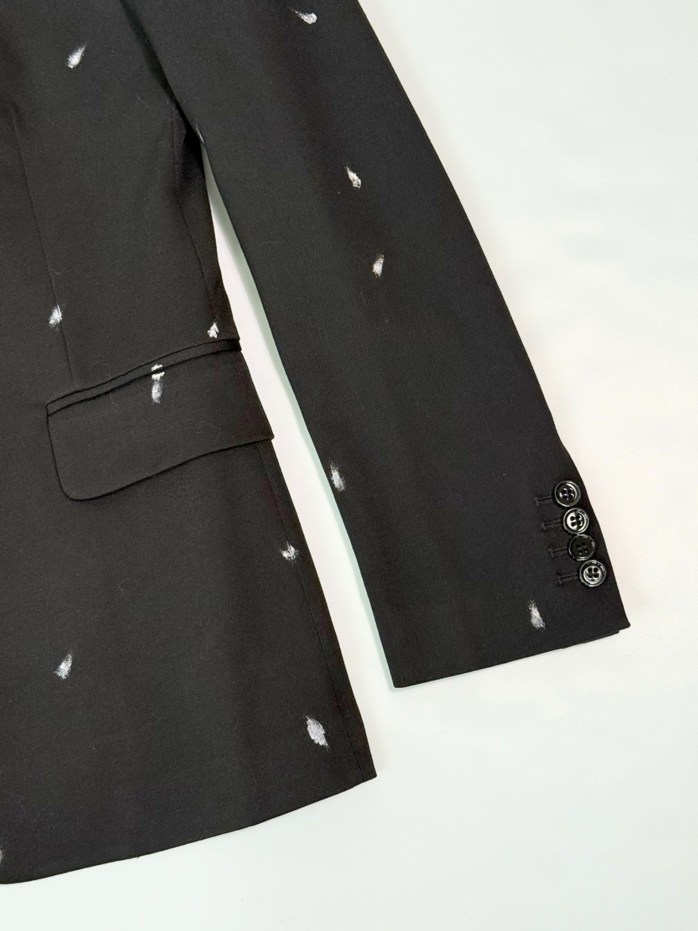 MM6 Black Jacket With Details