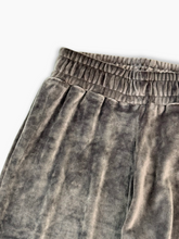 Pantalone Dritto In Ciniglia Ferro - Grigio | Qlhype
