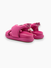 Pink Neoprene Sandals with Crossed Straps -  | dBlank