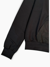 Black Hoodie with Nylon Pocket -  | dBlank