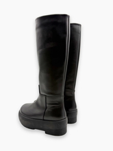 Stivali Alti In Pelle Nera Con Platform -  | dBlank