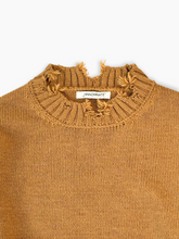 Maglione Distressed Marrone In Misto Lana - Marrone | dBlank