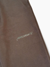 Straight Dark Brown Cotton Trousers -  | dBlank