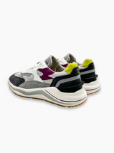 Sneakers Multicolor In Pelle E Suede - Multicolore | dBlank