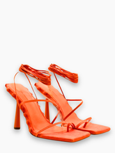 Orange Suede Sandals -  | Qlhype