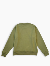 Off Stamp Skate Crewneck Green Sweatshirt -  | dBlank