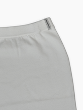Off White Viscose Skirt -  | dBlank