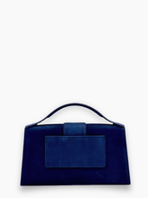 Borsa Il Grande Bambino In Suede Blu -  | dBlank