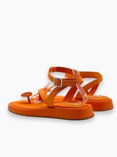 Sandali Arancioni In Raso Con Cinturino -  | dBlank