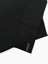 Black Ribbed Off-the-Shoulder Top -  | dBlank