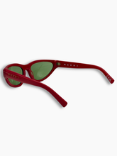 Occhiali Da Sole Rossi A Punta - Rosso | dBlank