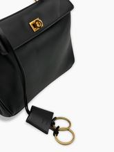 Borsa Rodeo In Pelle Nera Con Dettagli Dorati - Nero | dBlank