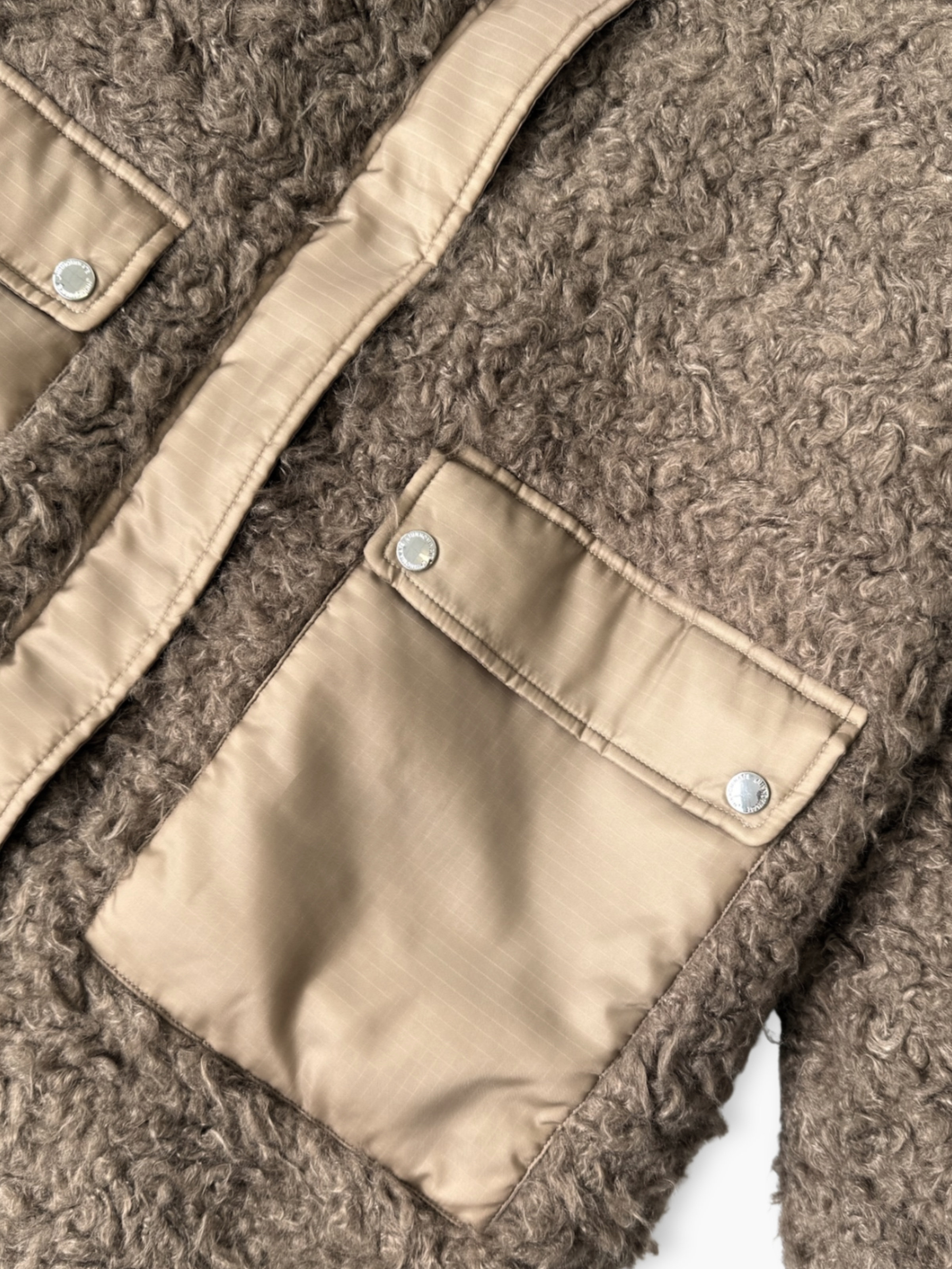 Cappotto Teddy Marrone Con Cappuccio