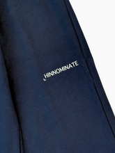 Straight Blue Trousers in Printed Fleece -  | dBlank