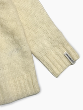 White Mohair Crew Neck Sweater -  | dBlank