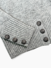Maglia Grigio Melange A Collo Alto - Grigio | dBlank