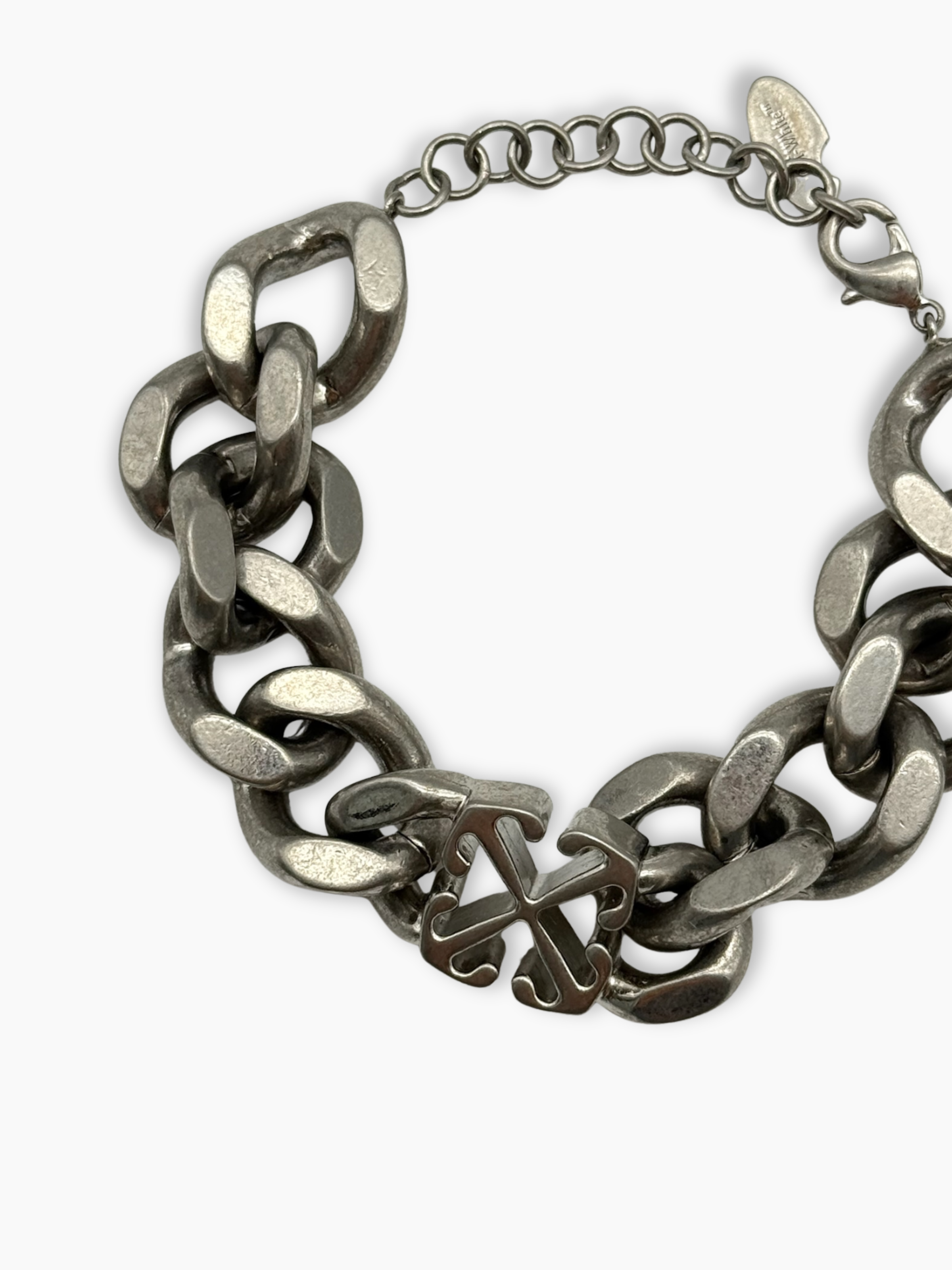 Bracciale Argento A Maglie Spesse