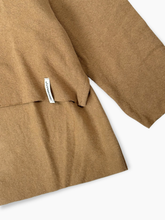 Hazelnut Sweater With Raw Cut Hood -  | dBlank